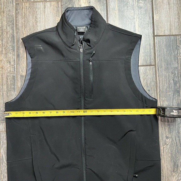 Solaris Black Vest, Zip up, fleece lined Athletic, Men Size L FF - Picture 5 of 6
